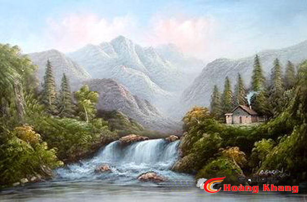 Tranh Núi - Nước - Phong Thuỷ